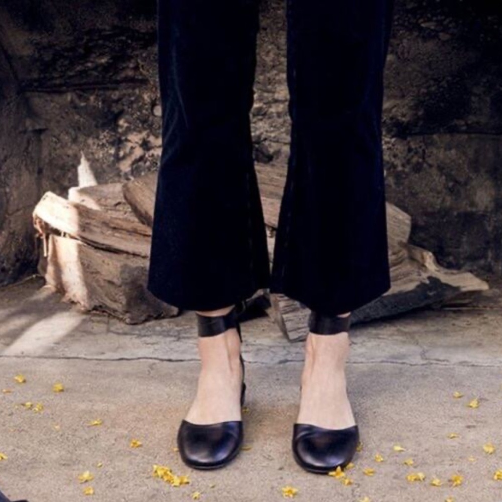 Jenni Kayne Black Strap Ballet Slipper size 37 - Picture 2 of 6